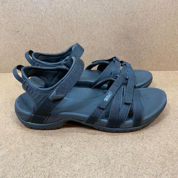 Teva Tirra Womens Black Sandals Size 11 Adjustable Straps Rubber Sole Outdoor - Picture 3 of 8